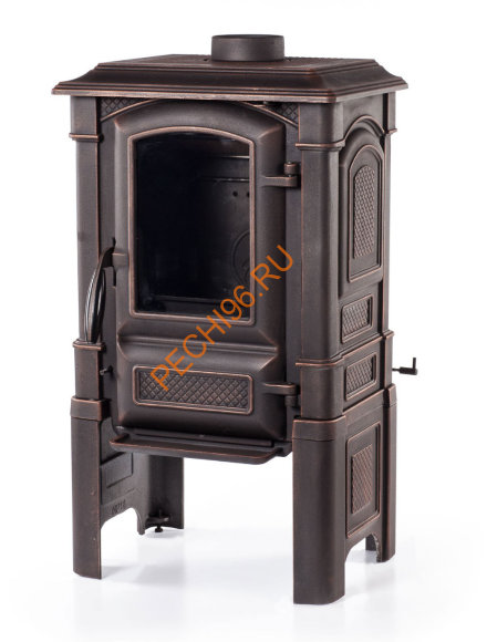 Чугунная печь-камин Fireway Bruno II патина