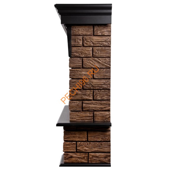 Электрокамин Electrolux EFP/P-2520LS N с порталом Firelight Forte Wood 25, камень темный, венге