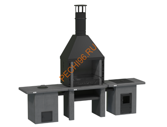 Объединённые печи 3 в 1 Графит