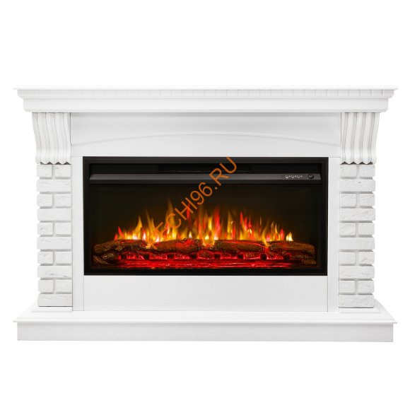Электрокамин RealFlame JAZZ белый с очагом PREMIER-S 36 Электрокамин RealFlame JAZZ белый с очагом PREMIER-S 36