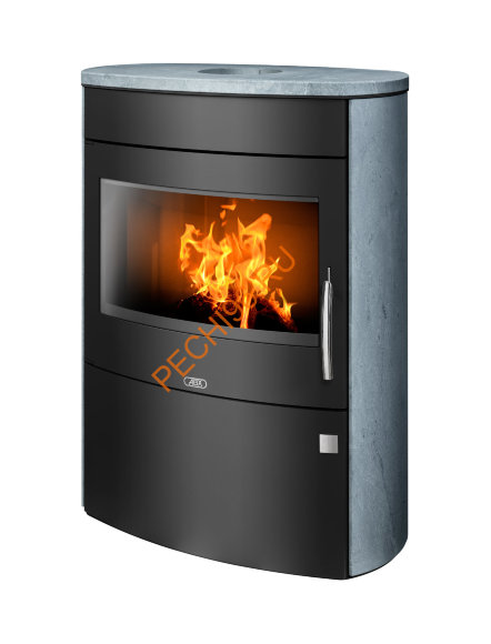 Печь-камин ABX Polar Arizona черная сталь талькомагнезит Печь-камин ABX Polar Arizona черная сталь талькомагнезит