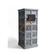 Печь банная KLOVER RT-50RV Талькомагнезит Изразцы с прямыми углами