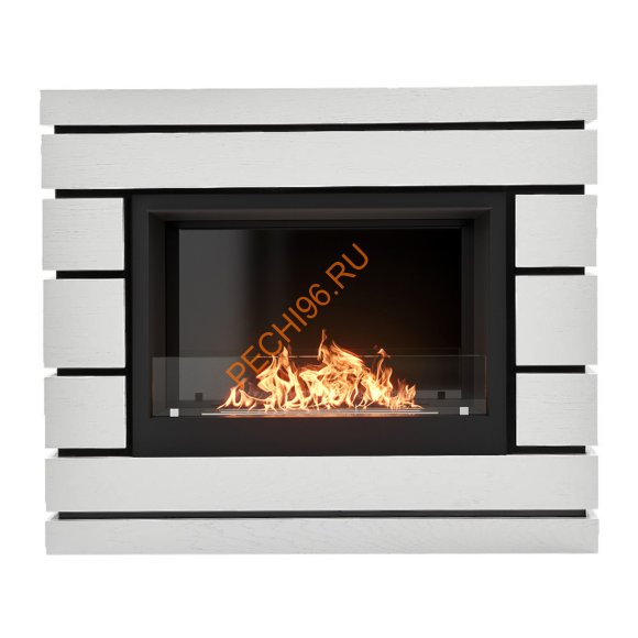 Биокамин Firelight BFP/P-2520, с порталом Moderno 25 шпон белый дуб
