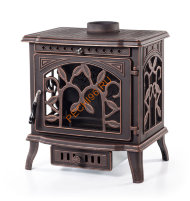 Чугунная печь-камин Fireway Demetra патина