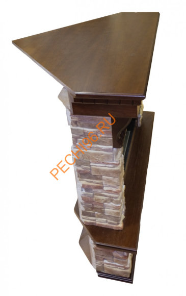 Биокамин FireBird ВАЛЕНСИЯ угловой, темный дуб