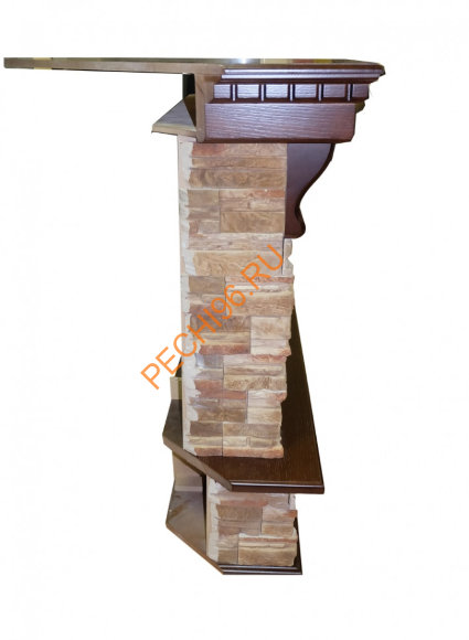 Биокамин FireBird ВАЛЕНСИЯ угловой, темный дуб