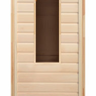 Дверь «Липа» прямоугольное стекло коробка 1900х700 мм, осина