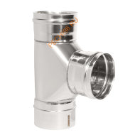 Тройник 87° ТиС Феррит, нержавейка AISI 430-1 мм, D150 мм