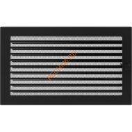 Вентиляционная решетка Kratki 22/37CX 220х370 мм черный
