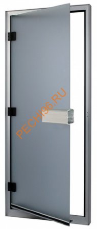 Дверь стеклянная Sawo коробка алюминий