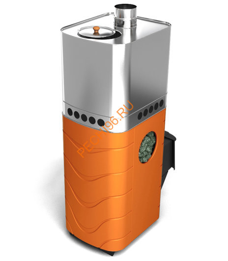 Печь банная ТМФ Бирюса 2013 Carbon, дверца антрацит, ЗК