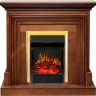 Электрокамин Royal Flame Bradford орех с очагом Majestic FX