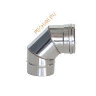 Отвод 87° ТиС Стандарт, нержавейка AISI 304, D250 мм