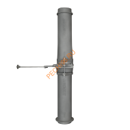 Чугунный шиберный модуль 130/1000