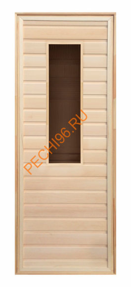 Дверь «Липа» прямоугольное стекло коробка 1900х700 мм, хвоя