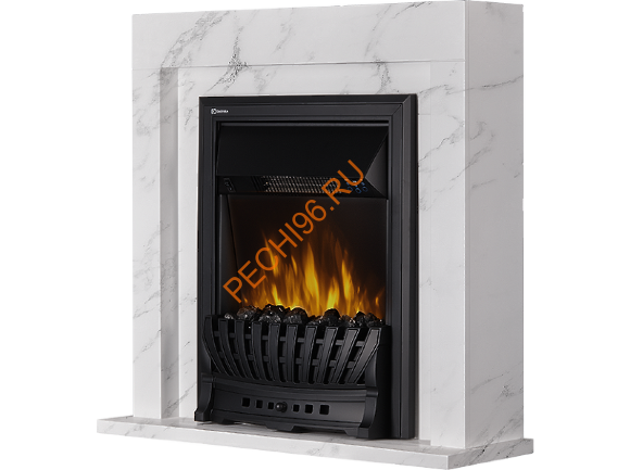 Электрокамин Electrolux Classic EFP/P-1020LS с порталом Firelight Simple Classic, белый мрамор