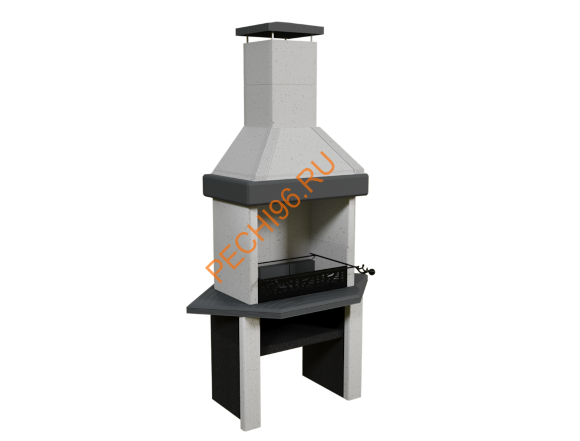 Печь-барбекю угловая Принц Сканди