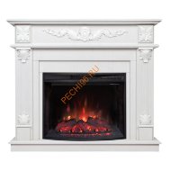 Электрокамин RealFlame Philadelphia 25,5/26 WT с очагом Evrika 25,5 LED