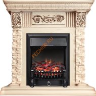 Электрокамин Royal Flame Luxemburg слоновая кость с очагом Fobos FX