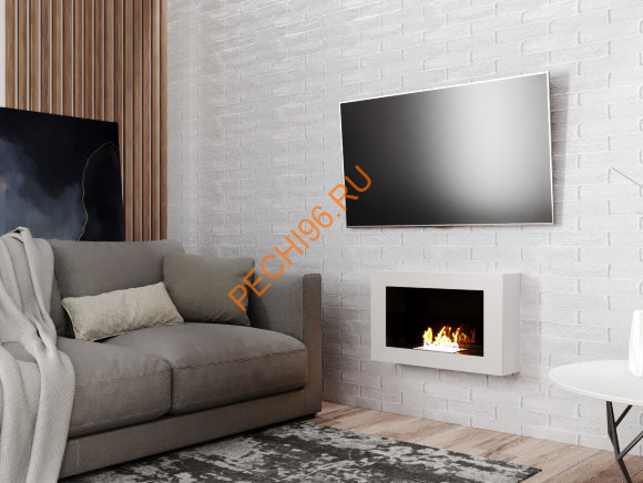 Биокамин Русский огонь Лайт Бланк 650N настенный
