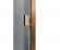 Дверь стеклянная Grandis GS 7х19-G-S-BR коробка алюминий Brasch, ручка Абаш
