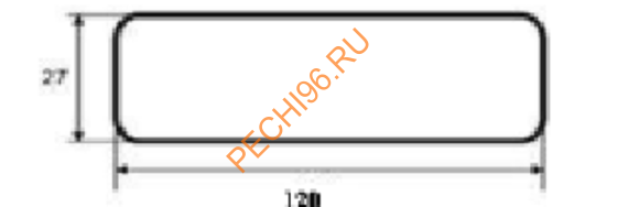 Полок ТермоОльха Экстра широкий, 25х120х2000 мм, шт