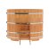 Купель для бани BentWood овальная из сращённой лиственницы, 1,02х1,68 м