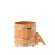 Купель для бани BentWood овальная из сращённой лиственницы, 1,02х1,68 м
