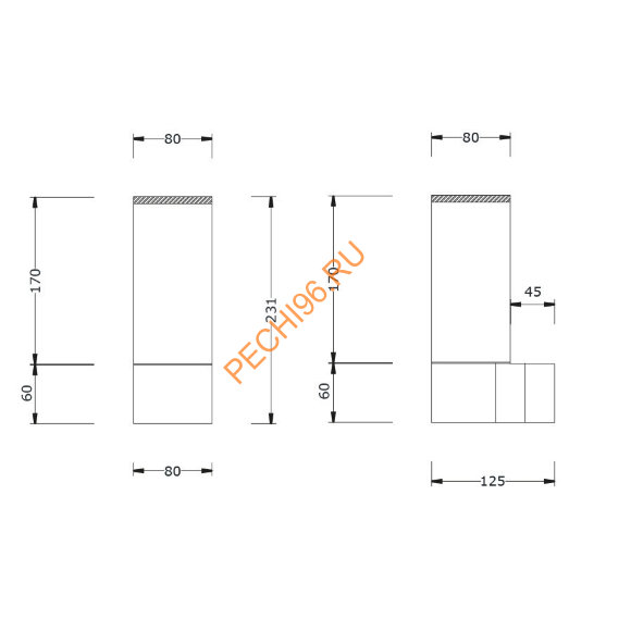 Светильник для сауны Licht-2000 Moccolo настенный