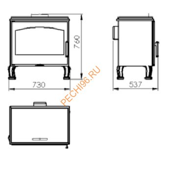 Печь-камин Panadero Provence