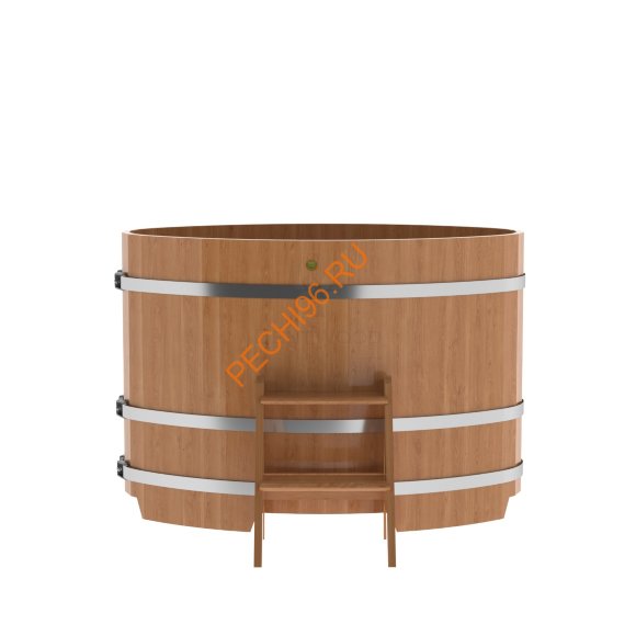 Купель для бани BentWood овальная из дуба Премиум, 0,80х1,42 м