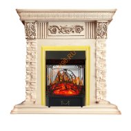 Электрокамин Royal Flame Luxemburg слоновая кость с очагом Majestic FX M