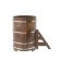 Купель для бани BentWood овальная из сращённой морёной лиственницы, 1,02х1,68 м