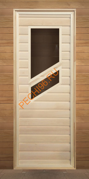 Дверь «Липа» с 2-мя косыми стеклами коробка 1900х700 мм, хвоя Дверь «Липа» с 2-мя косыми стеклами коробка 1900х700 мм, хвоя