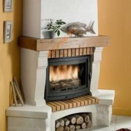 Дровяной камин CHAZELLES СS17 с топкой SOLO V70