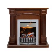 Электрокамин Dimplex Boston с очагом Danville Chrome FB2 темный дуб