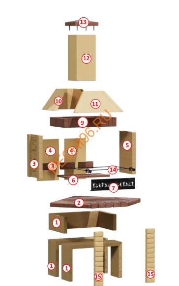 Печь-барбекю угловая Принц Классик