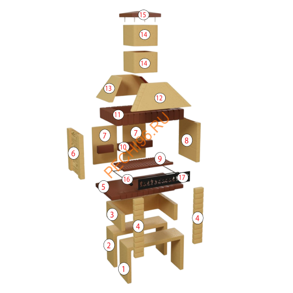 Печь-барбекю Принц Классик