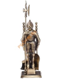 Каминный набор D50011АВ (К3050А) Рыцарь античная латунь