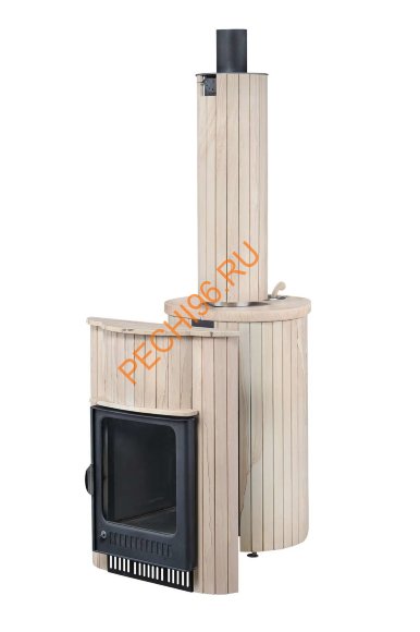 Портал для банной печи Ферингер Малютка ПФ Окаменевшее дерево перенесённый рисунок