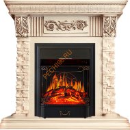 Электрокамин Royal Flame Luxemburg слоновая кость с очагом Majestic FX