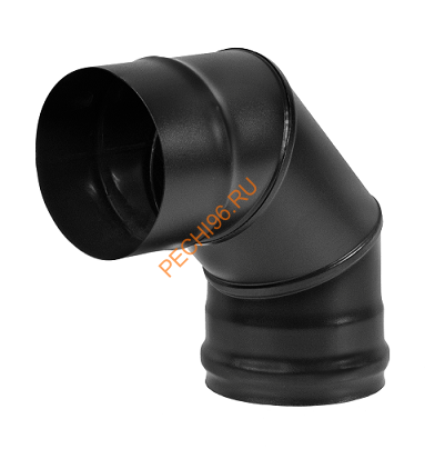 Отвод 90 гр Везувий BLACK (AISI 430/0,8мм) d 115
