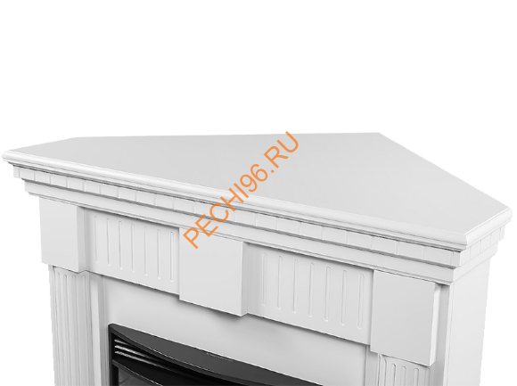 Электрокамин Electrolux EFP/P-2520LS с порталом Firelight Colonna 25U угловой, белый