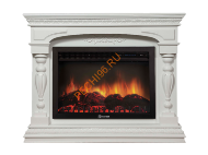 Электрокамин Electrolux EFP/P-3020LS с порталом Firelight Perfetto R, белый