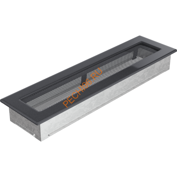 Вентиляционная решетка Kratki 42G 110х420 мм графит