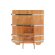 Купель для бани BentWood овальная из сращённой лиственницы, 0,69х1,31 м