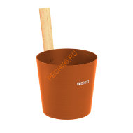 Шайка EVEREST ORANGE 5 л, алюминий (TG-48)