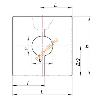 Фланец ВУЛКАН VBR D115 мм, наклонный 33°-45°, черный