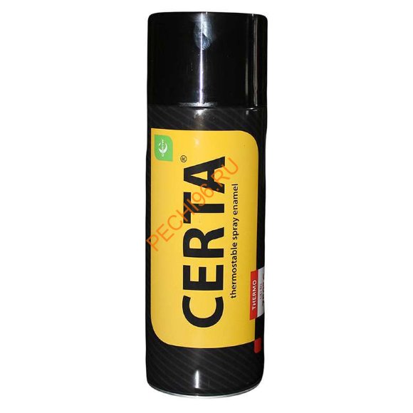 Термостойкая эмаль CERTA аэрозоль 0,52 л графит
