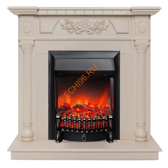 Электрокамин RealFlame Dacota WT с очагом Fobos Lux BL